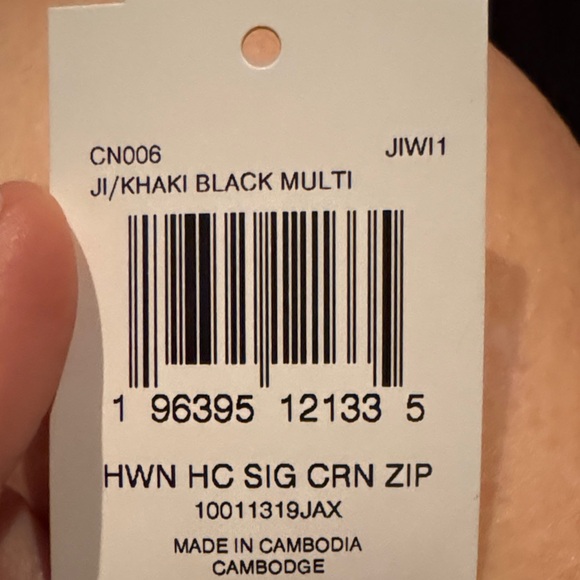 Coach Corner Zip Wristlet in Signature Canvas CN006 Halloween Horse and Carriage - Picture 6 of 6